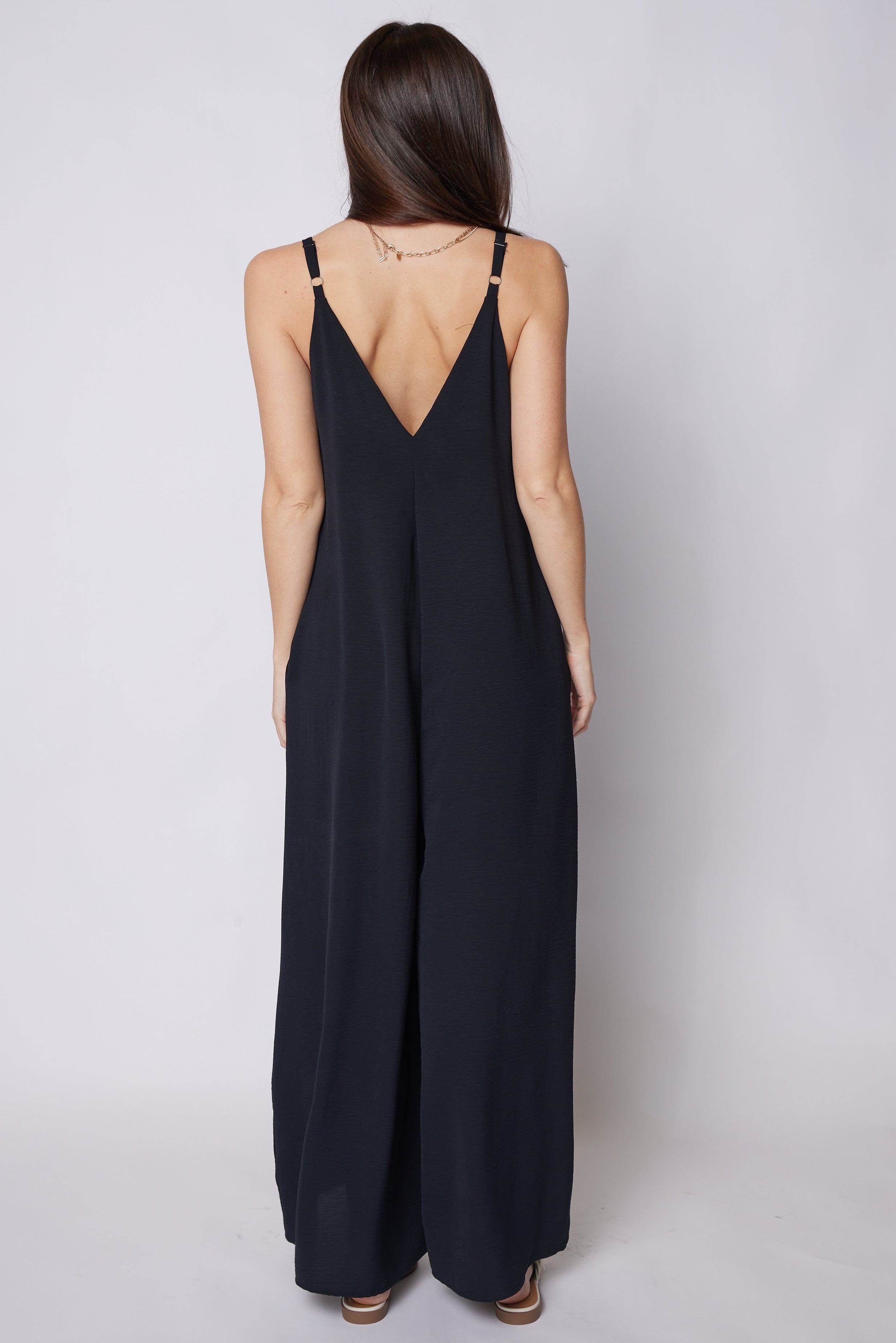 Cara Crepe Cami Jumpsuit