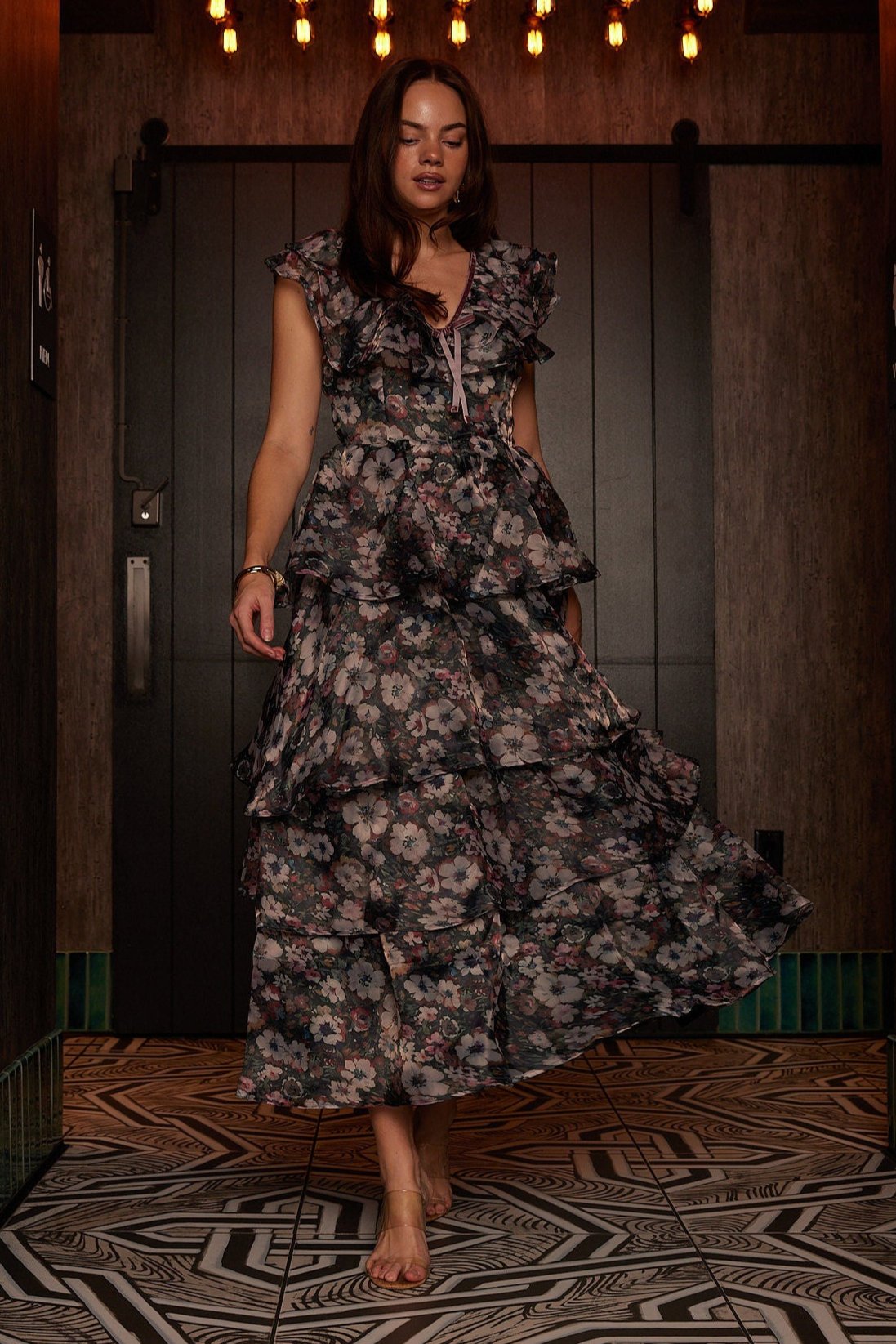 SALE - Lilia Floral Tiered Maxi Dress