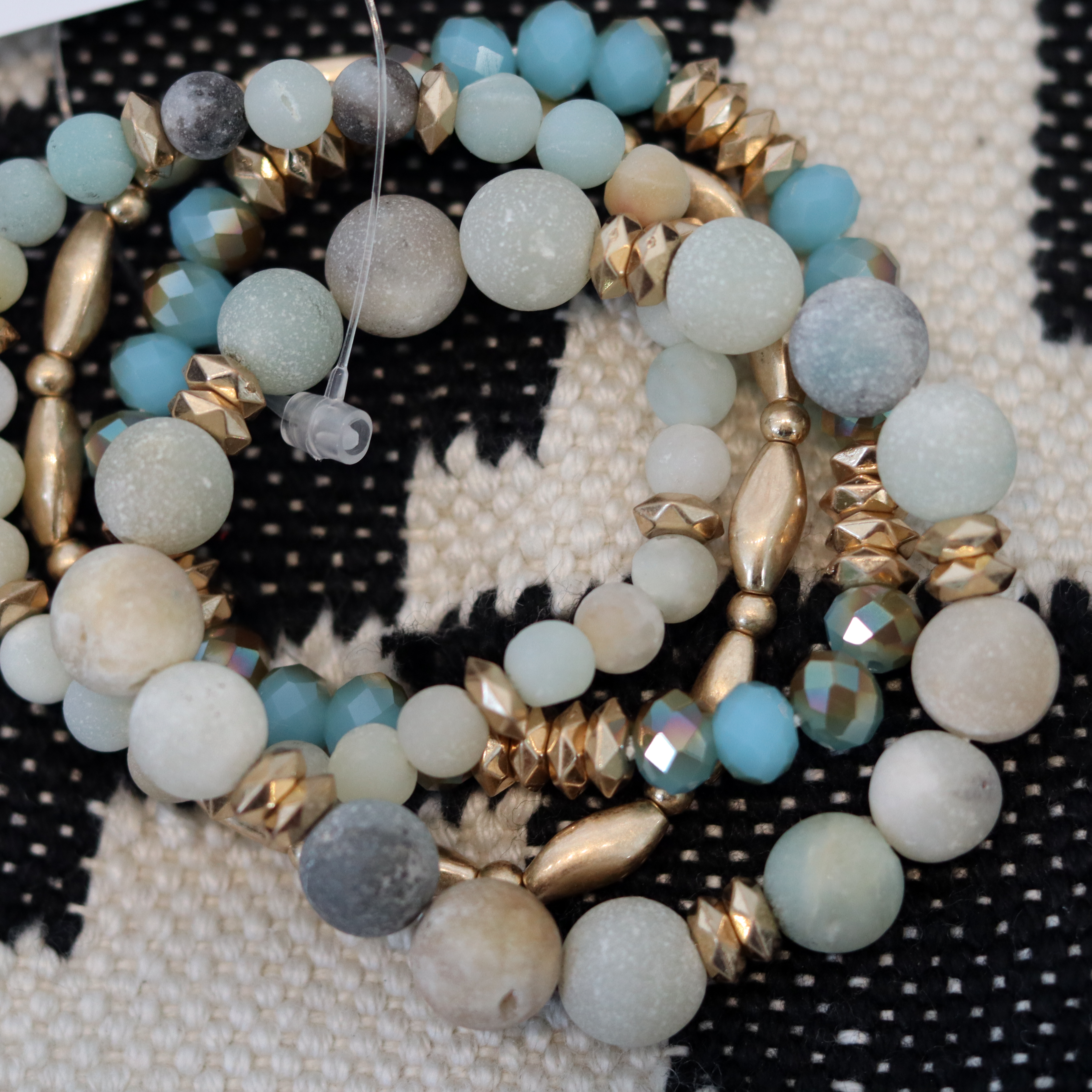 Harper Stone and Bead Bracelet