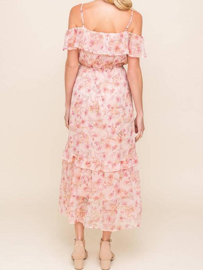 Verena Floral Print Midi Dress
