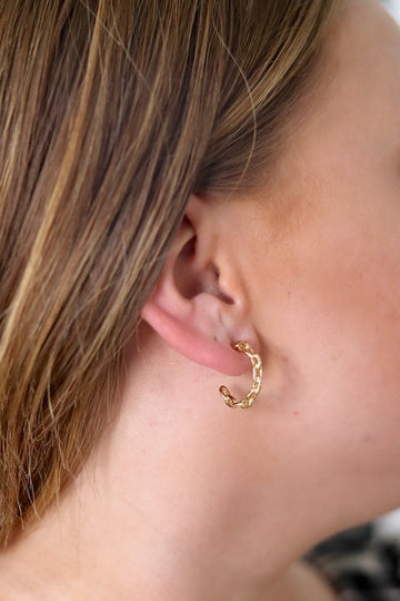 Kambell Small Chain Hoops