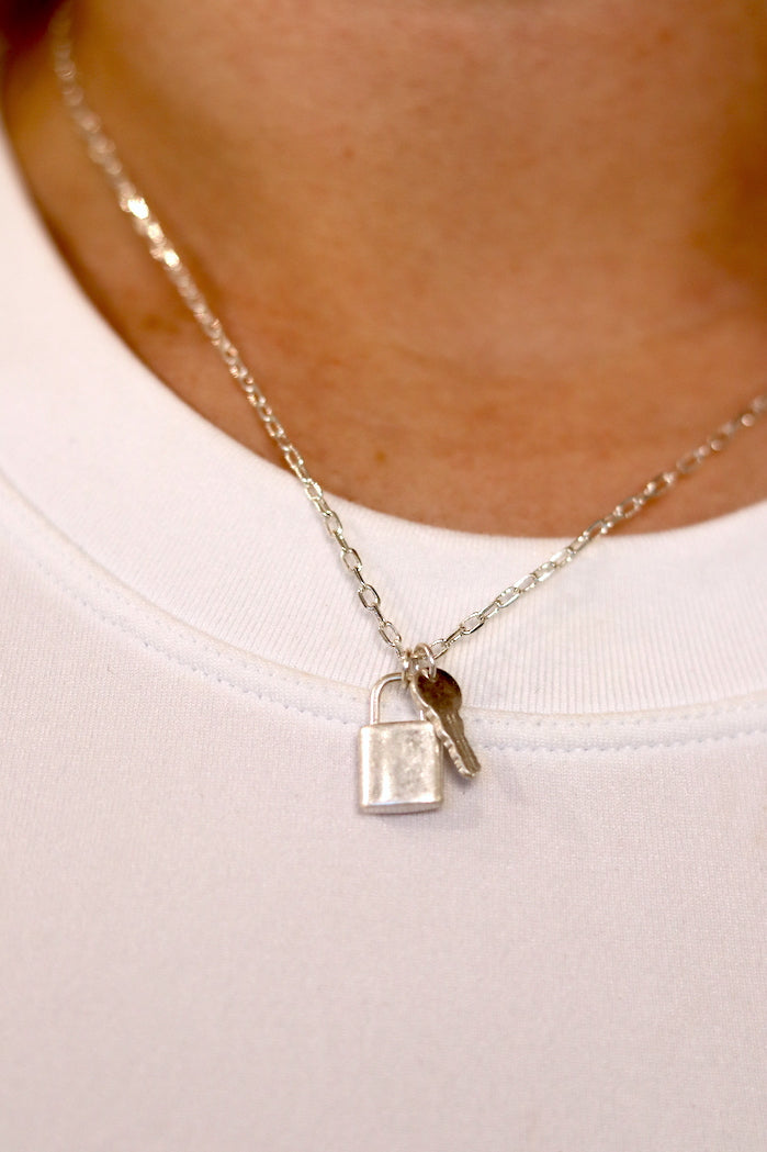 Sadie Lock & Key Necklace