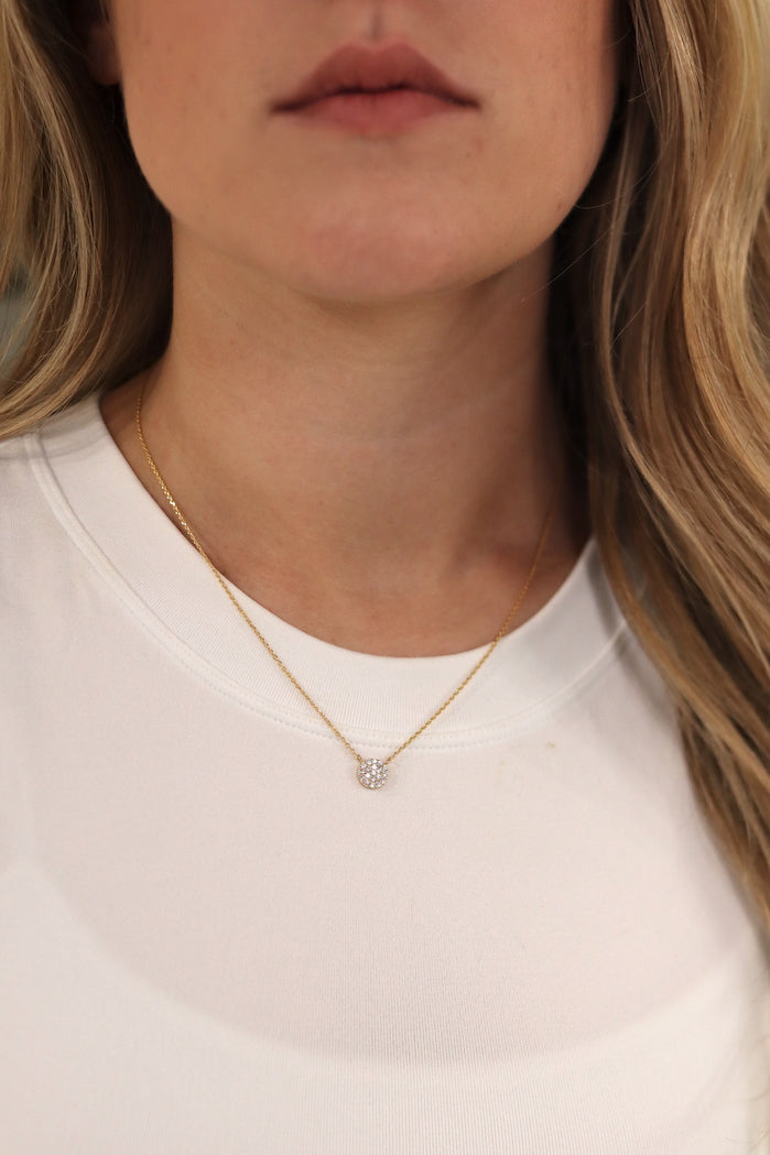 Nova Disk Necklace