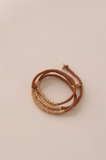 Stella Rope & Metal Beaded Bracelet