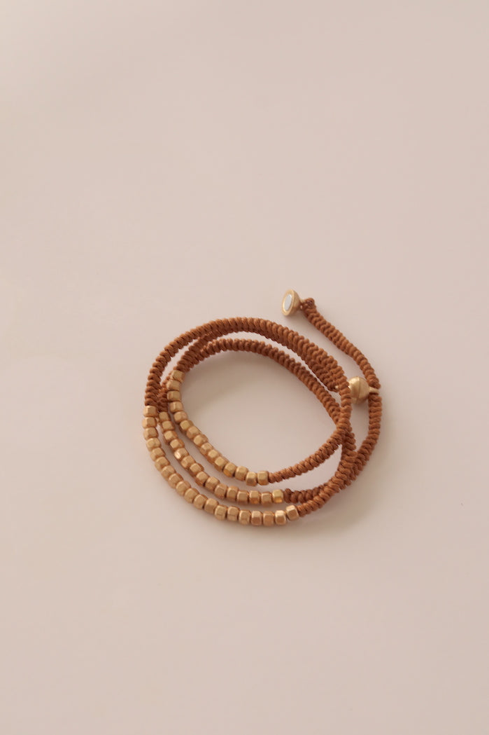 Stella Rope & Metal Beaded Bracelet