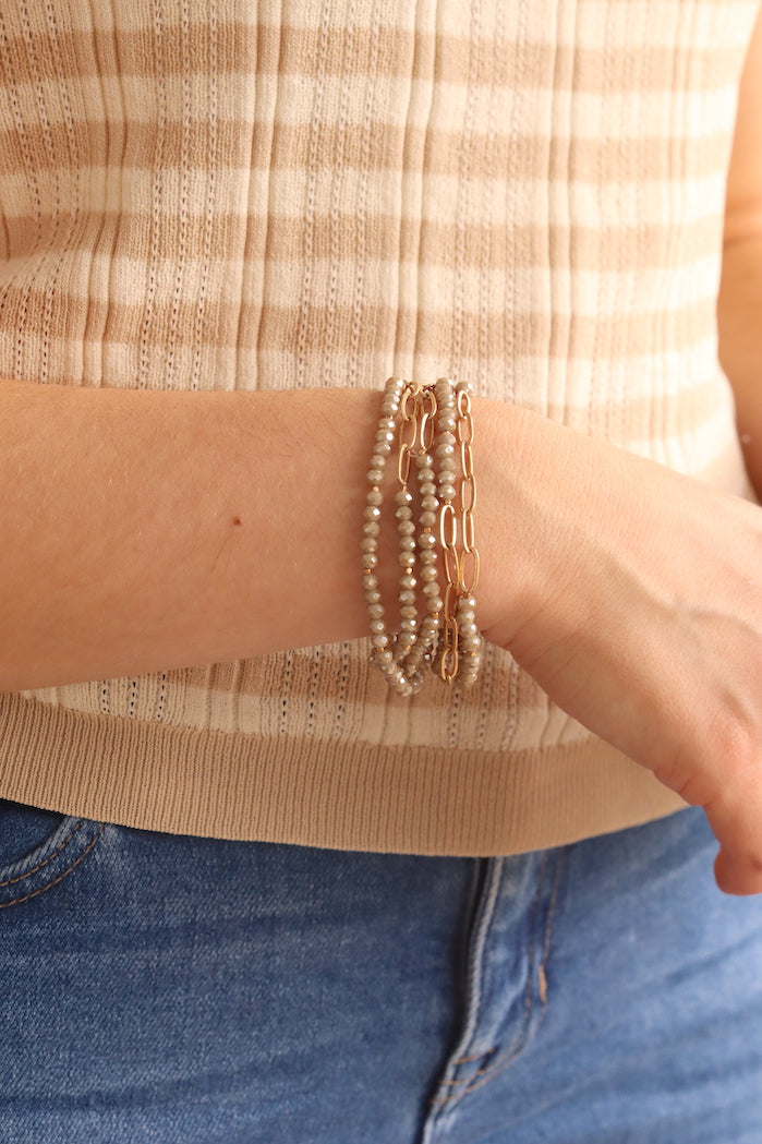 Jayden Chain & Bead Bracelet