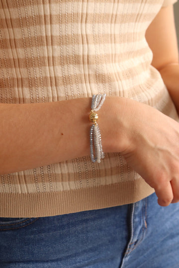 Santiago Beaded Magnetic Clasp Bracelet