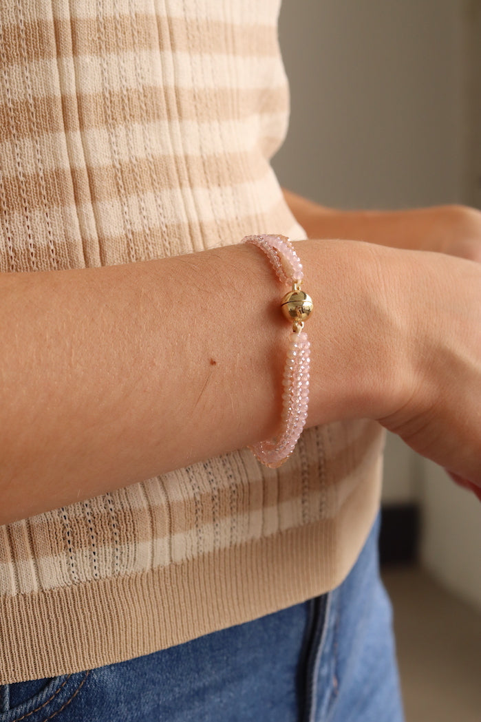 Santiago Beaded Magnetic Clasp Bracelet