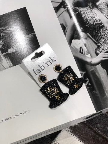 Berkley New Year Beaded Earrings