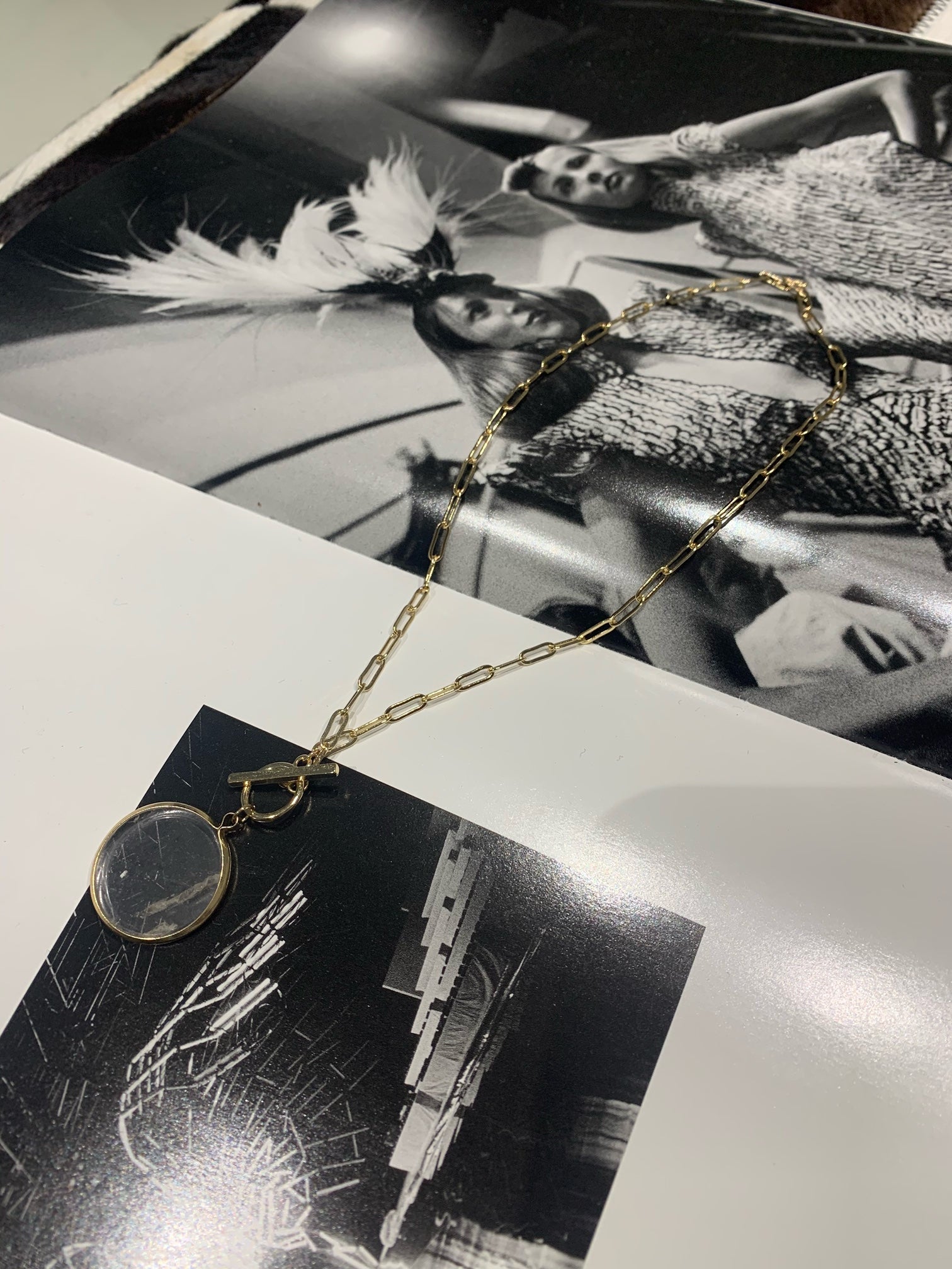 Meadow Disc Stone Necklace