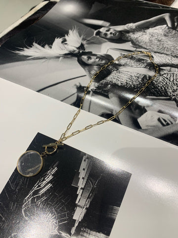 Meadow Disc Stone Necklace