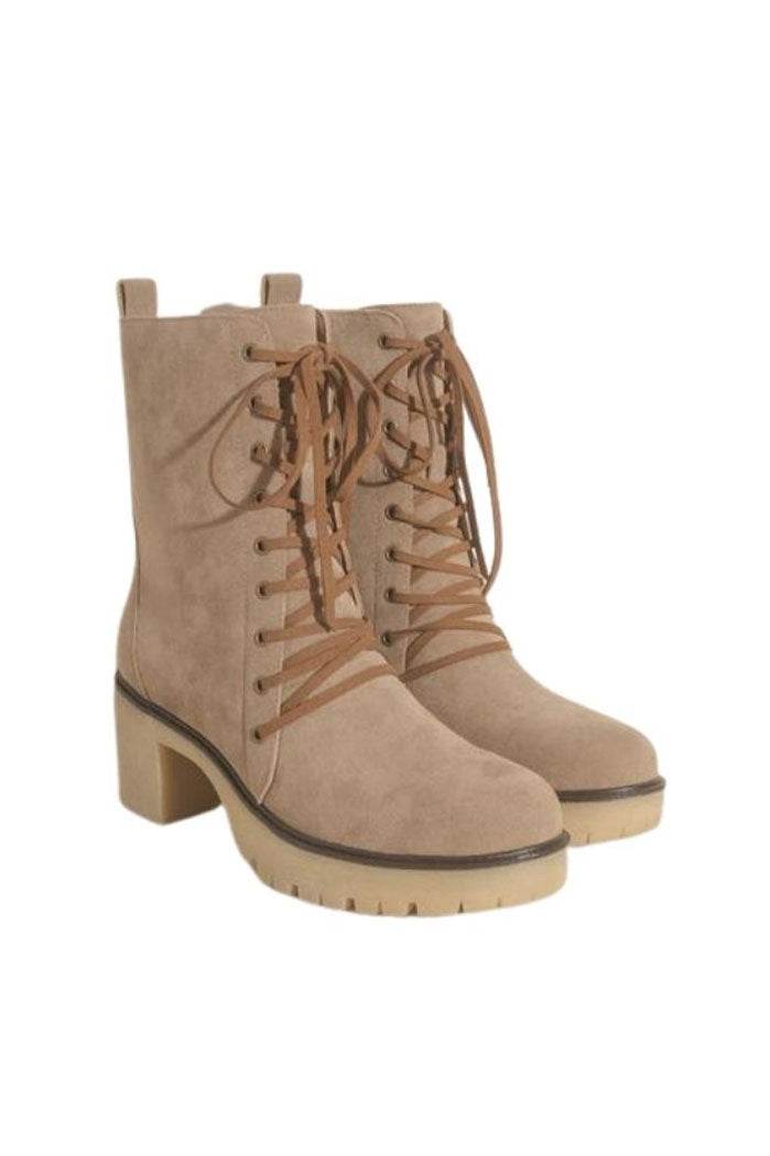 Jamie Lace Up Combat Boot