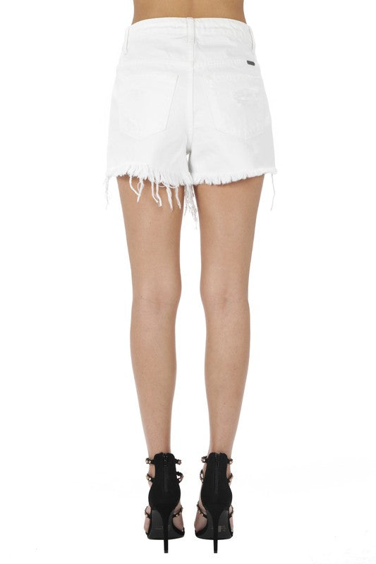 Cassia Distressed Cutoff Shorts