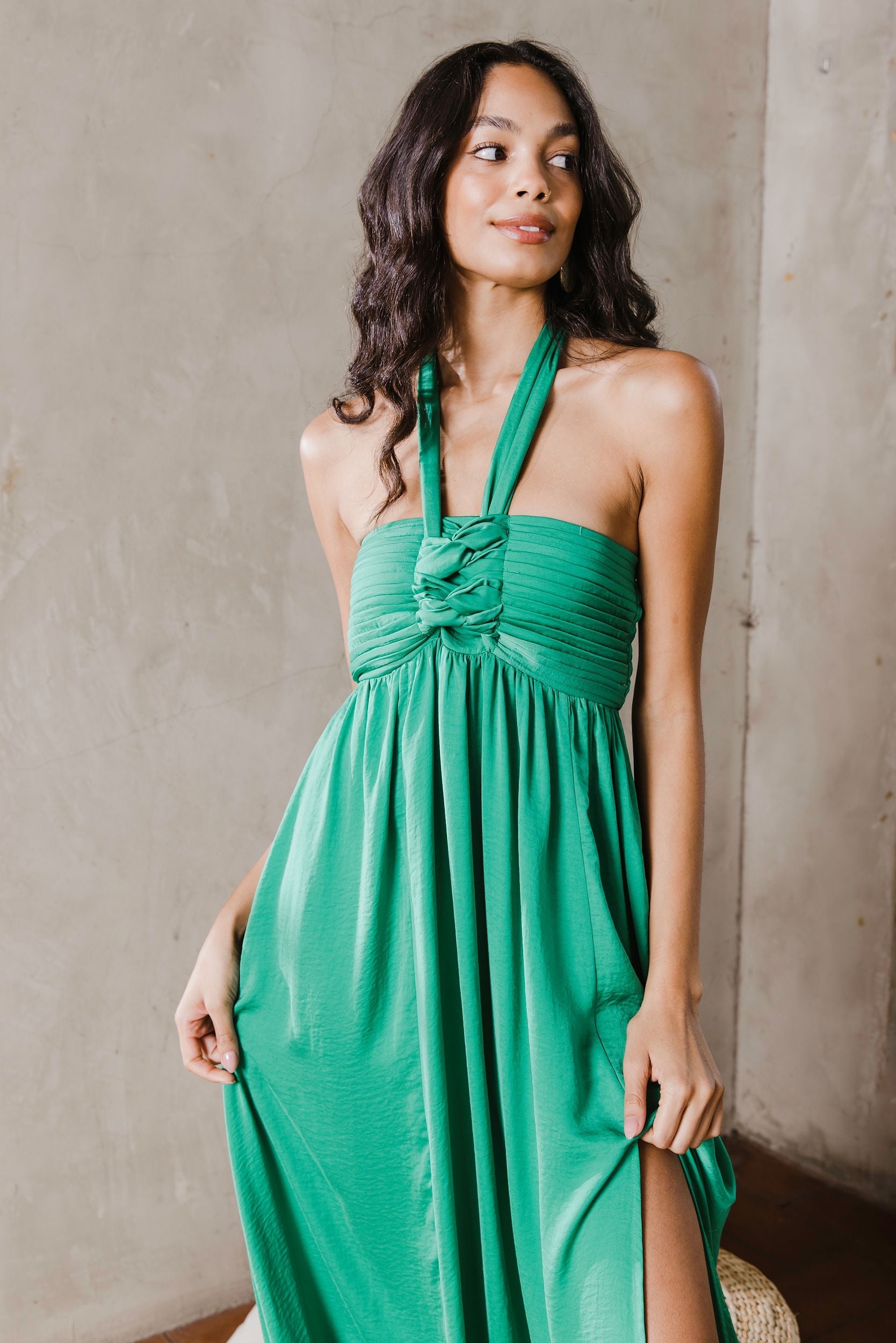 Cecilia Halter Maxi Dress