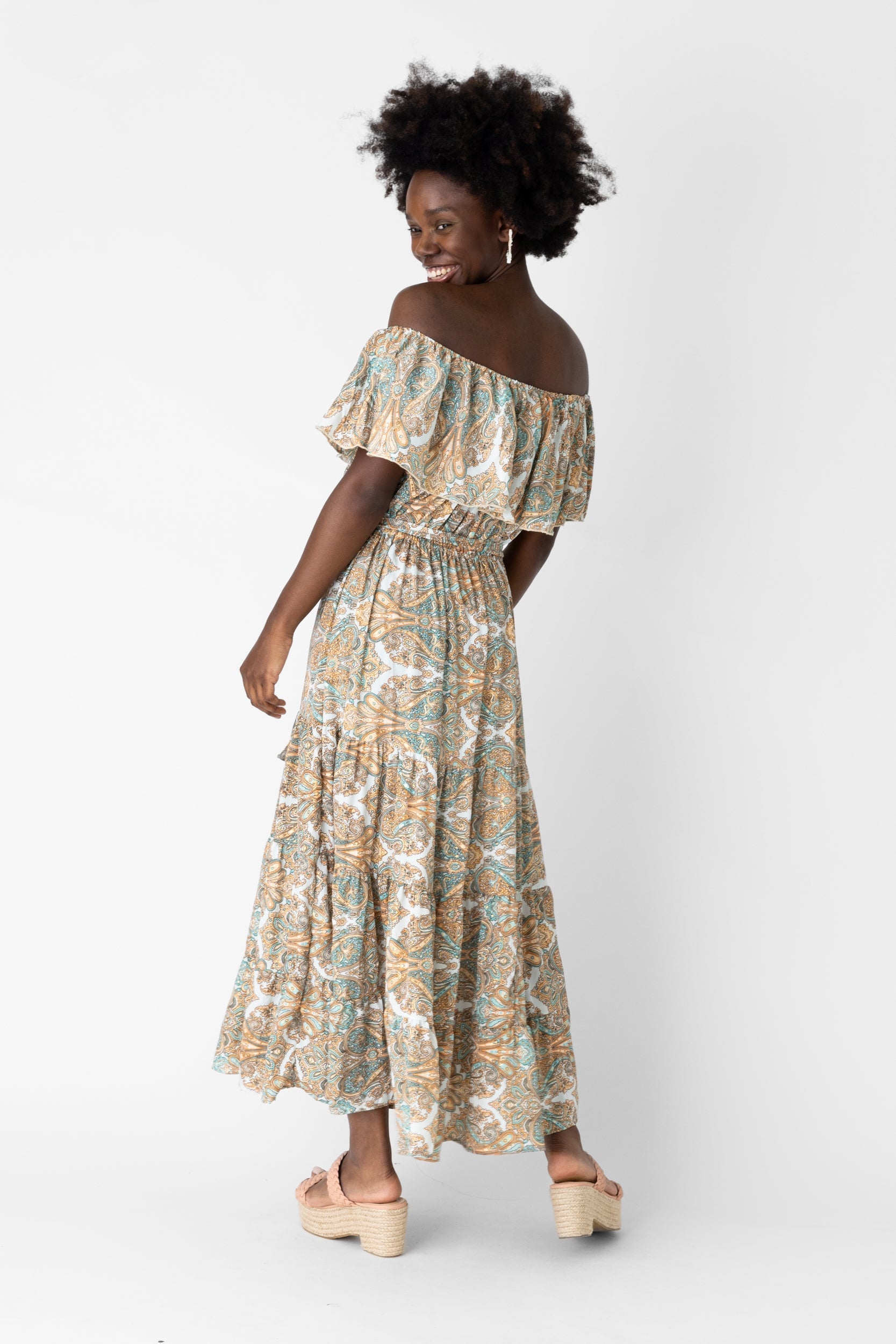 SALE - Archie Off The Shoulder Maxi Dress