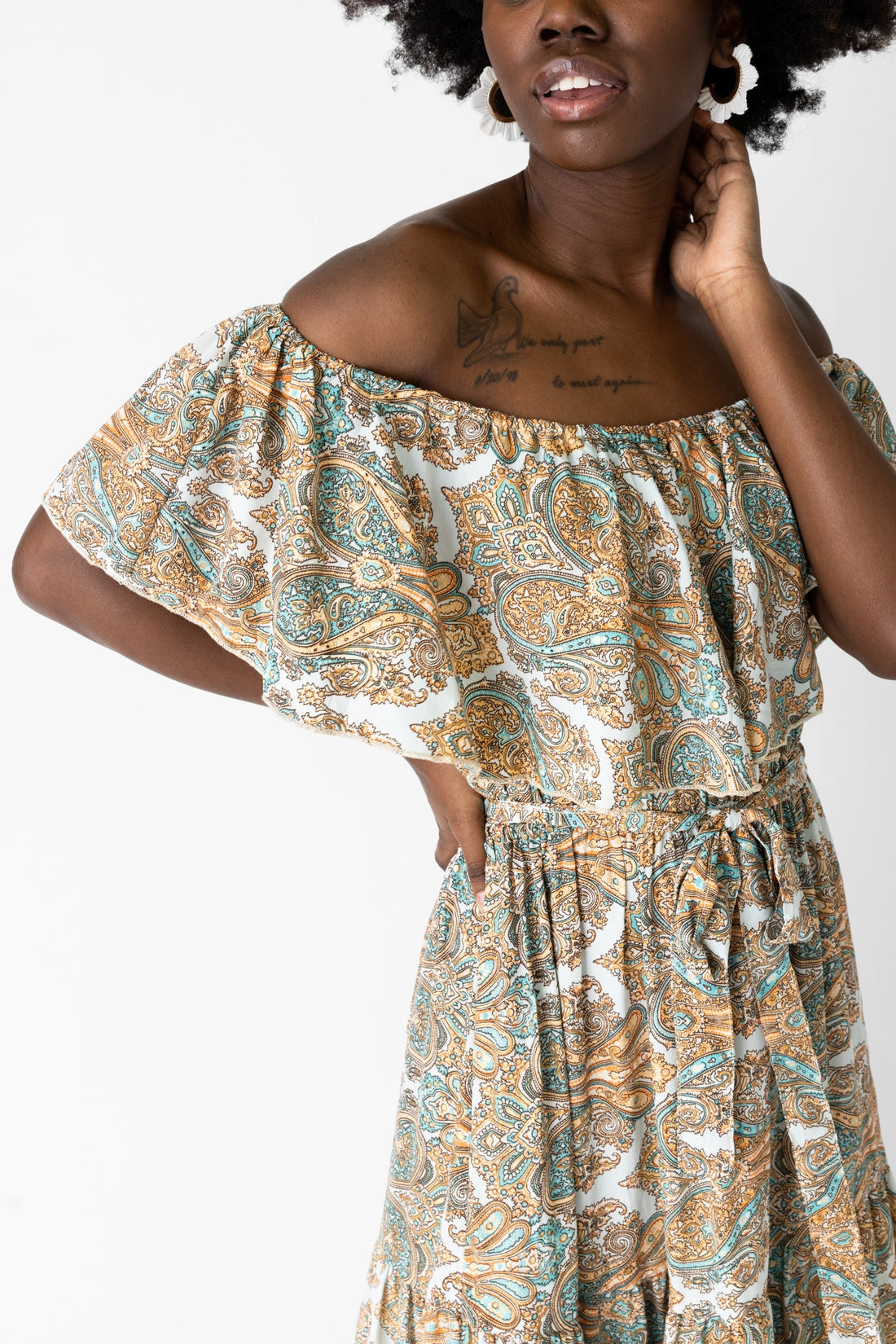SALE - Archie Off The Shoulder Maxi Dress