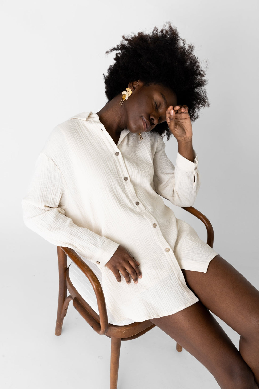 SALE - Lois Button Down Romper