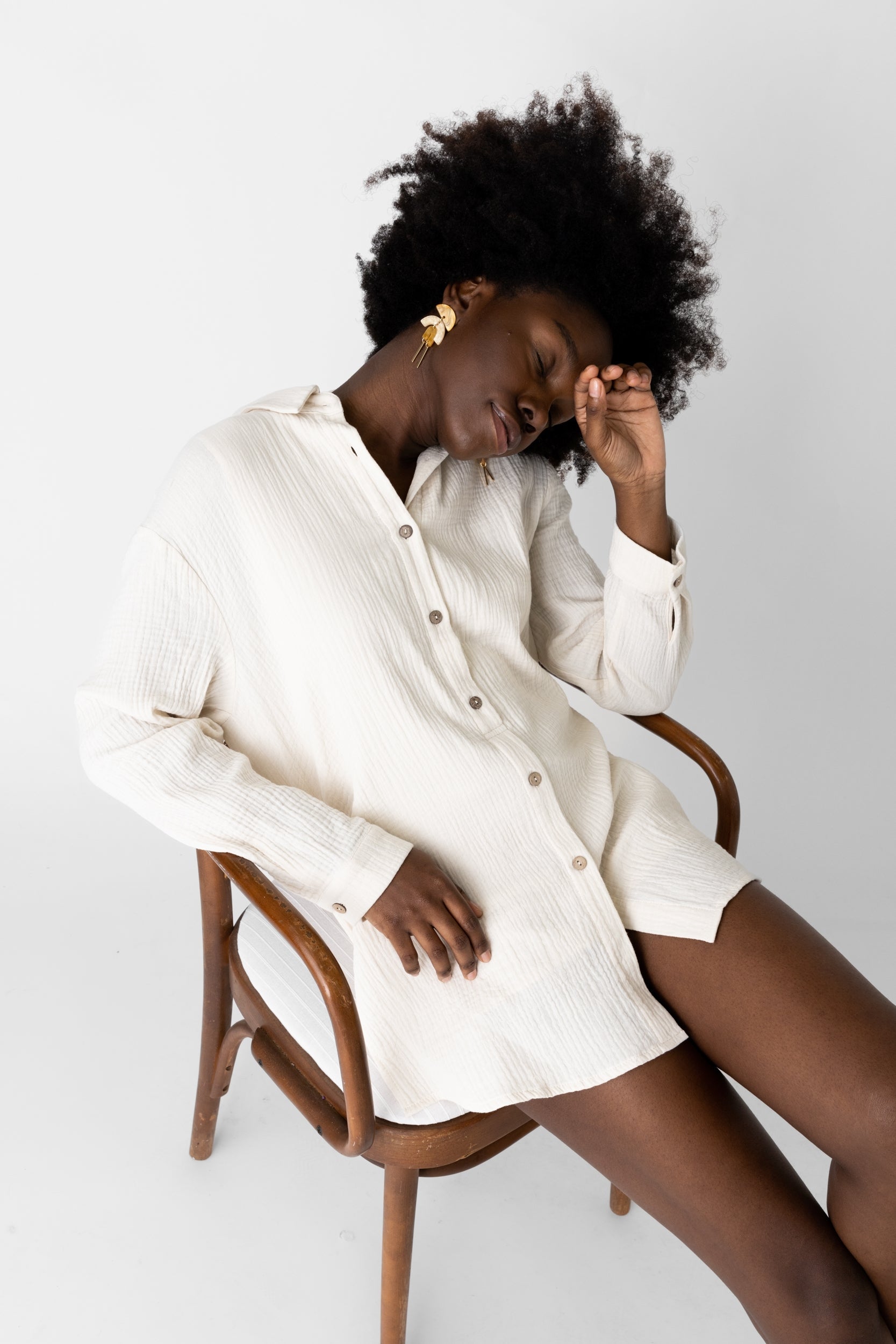 SALE - Lois Button Down Romper