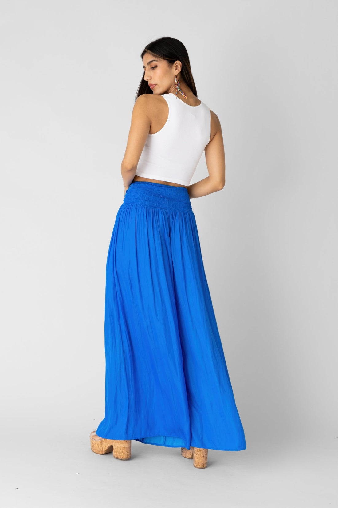 Iris Front Twist Detail Wide Leg Pants