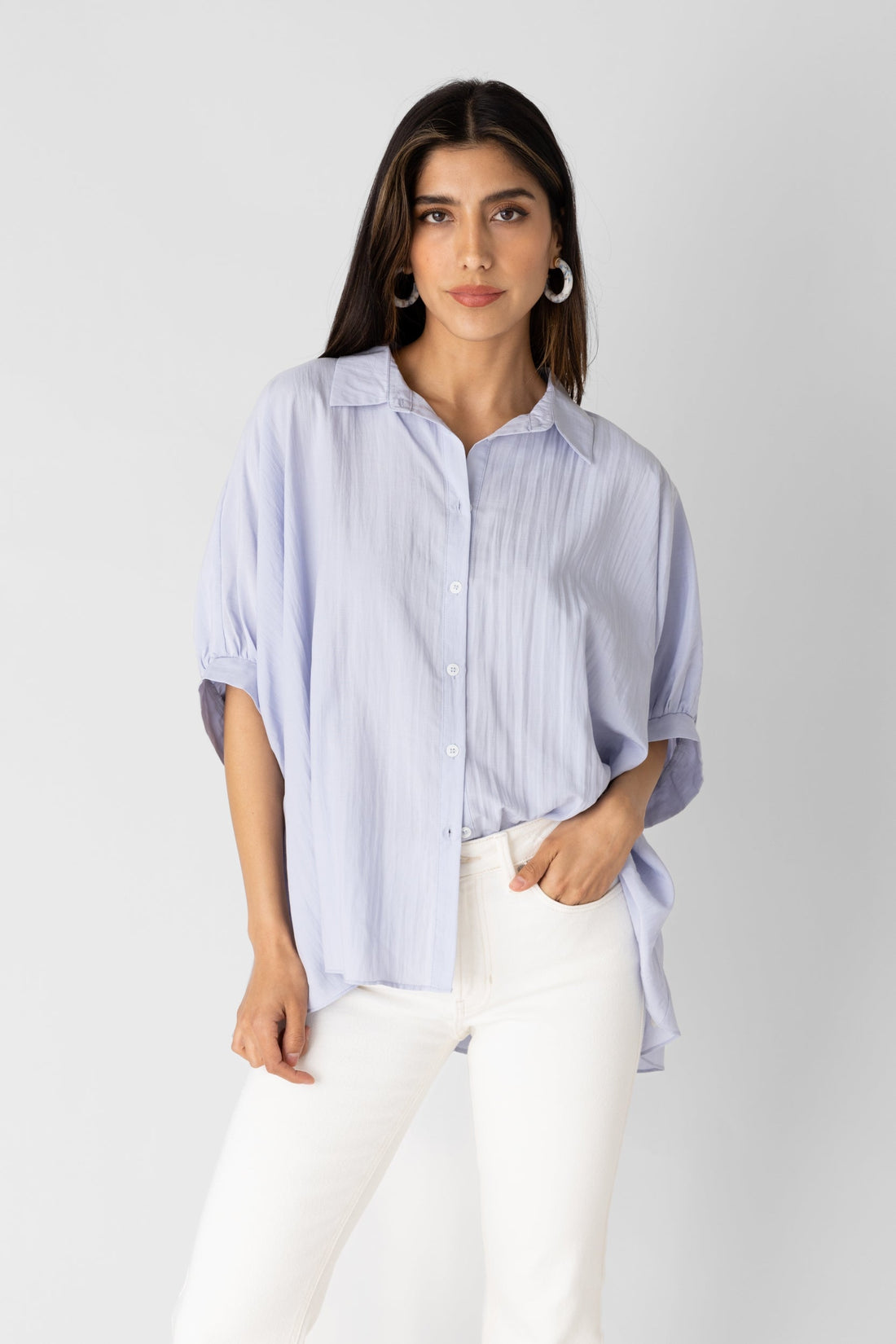 Kalinda Relaxed Dolman Sleeve Top
