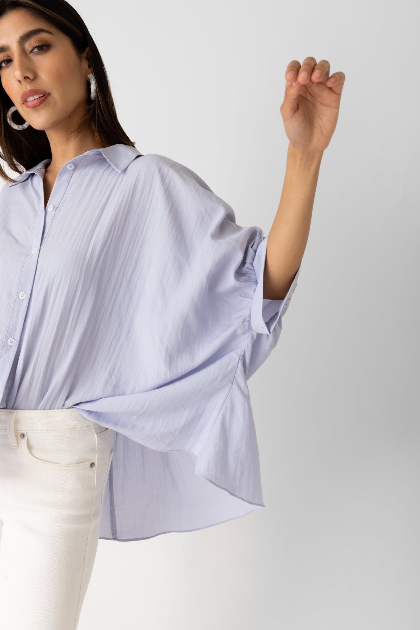 Kalinda Relaxed Dolman Sleeve Top