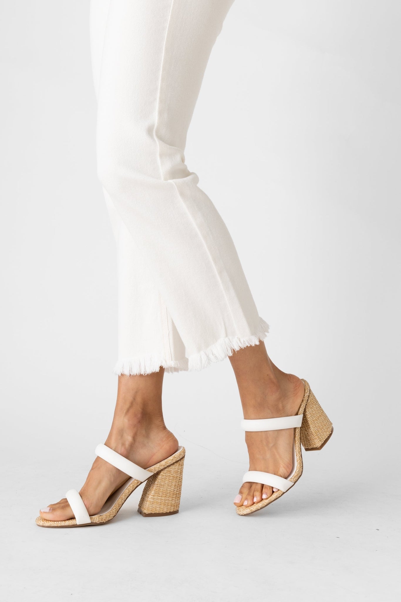 SALE - Gardenia Chunky Heel