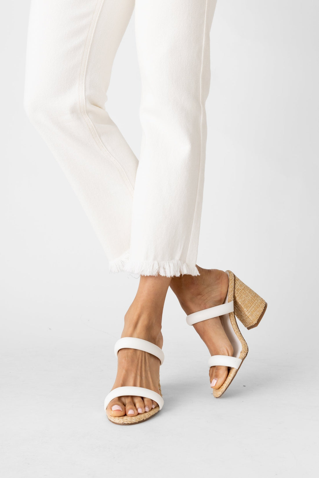 SALE - Gardenia Chunky Heel