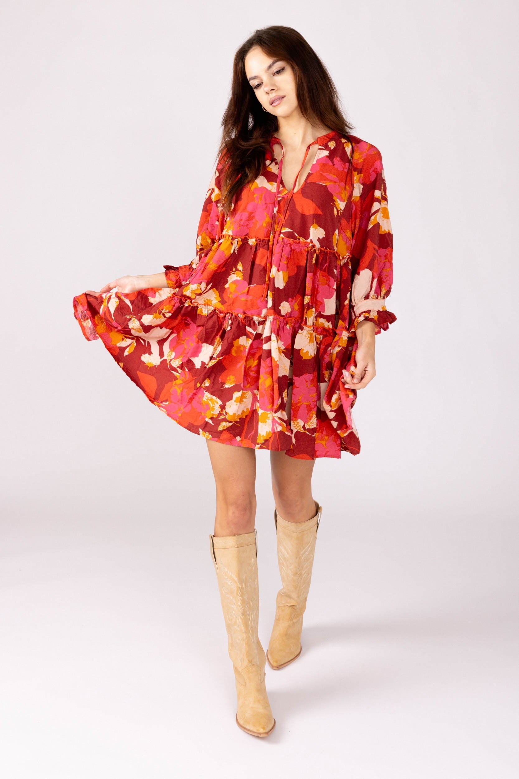 SALE - Dylan Tiered Mini Dress