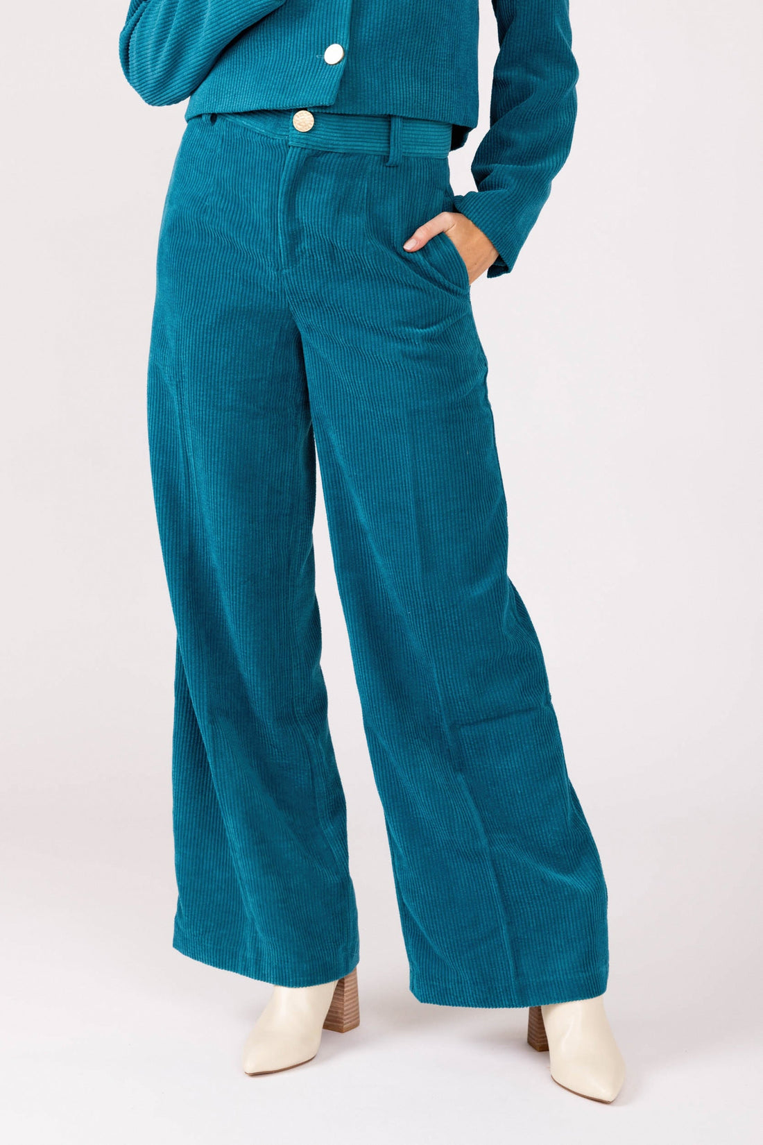 Jessica Wide Leg Cord Pants