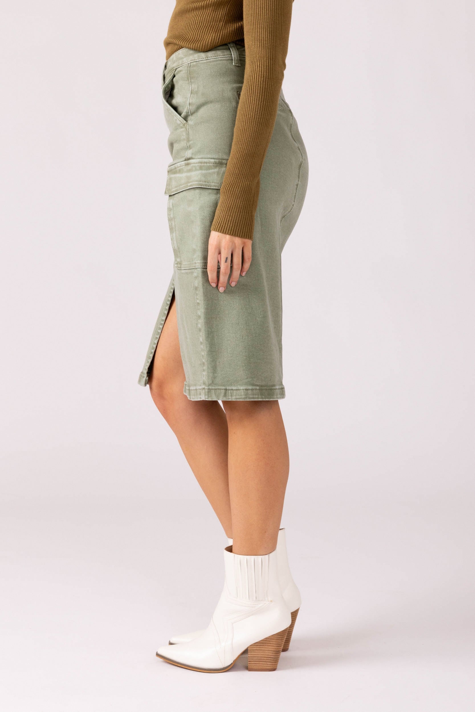 Kendall Cargo Midi Skirt