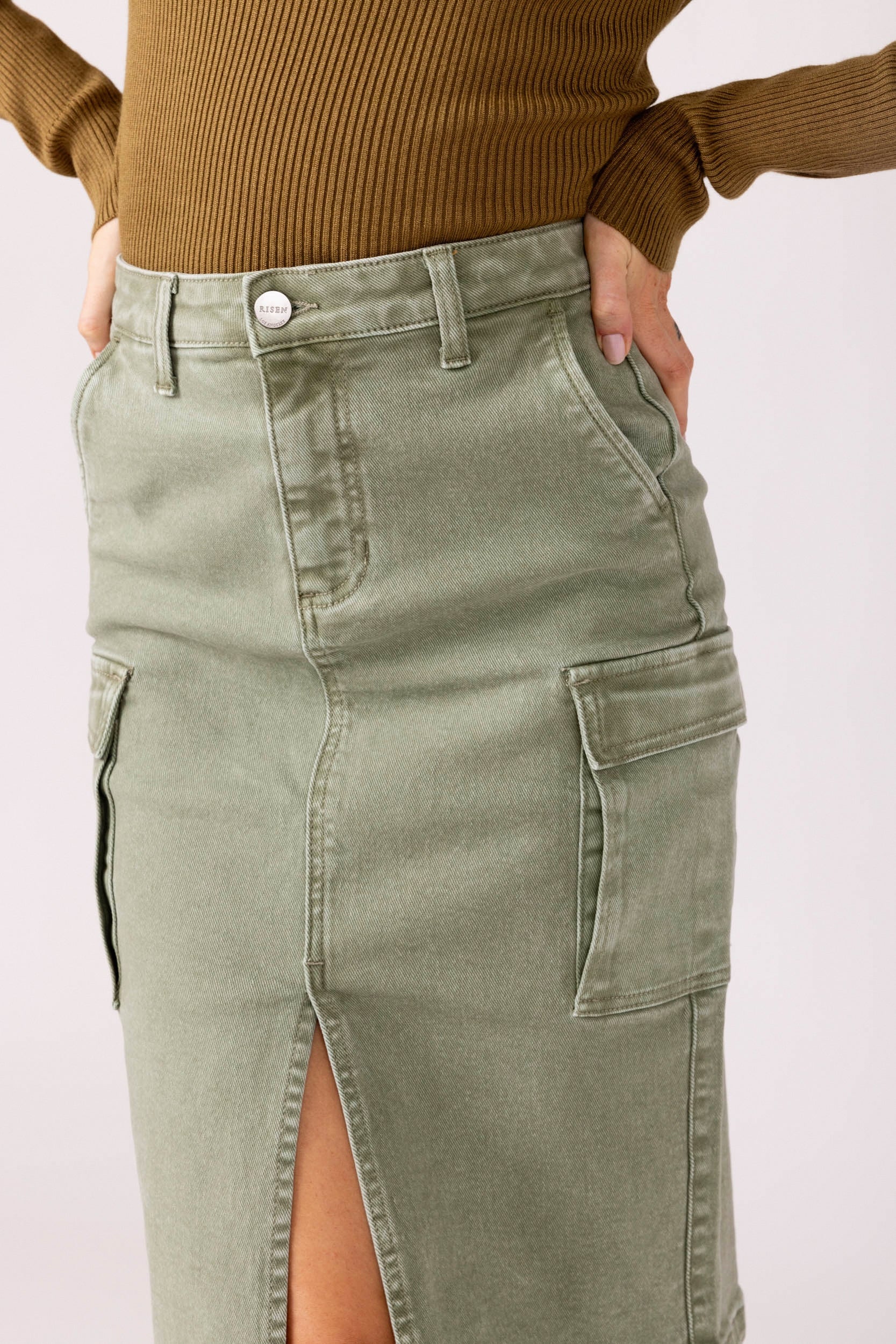Kendall Cargo Midi Skirt