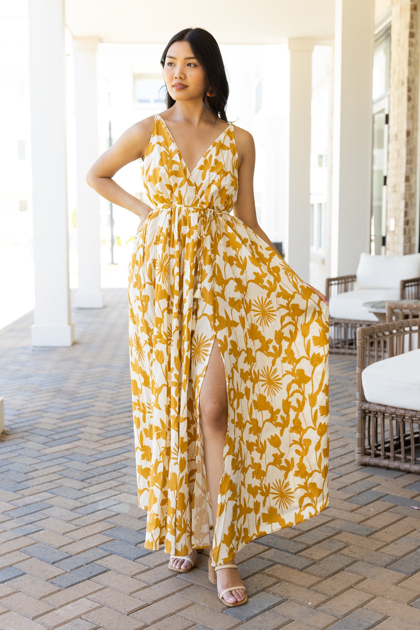 Rue Floral Printed Maxi Dress