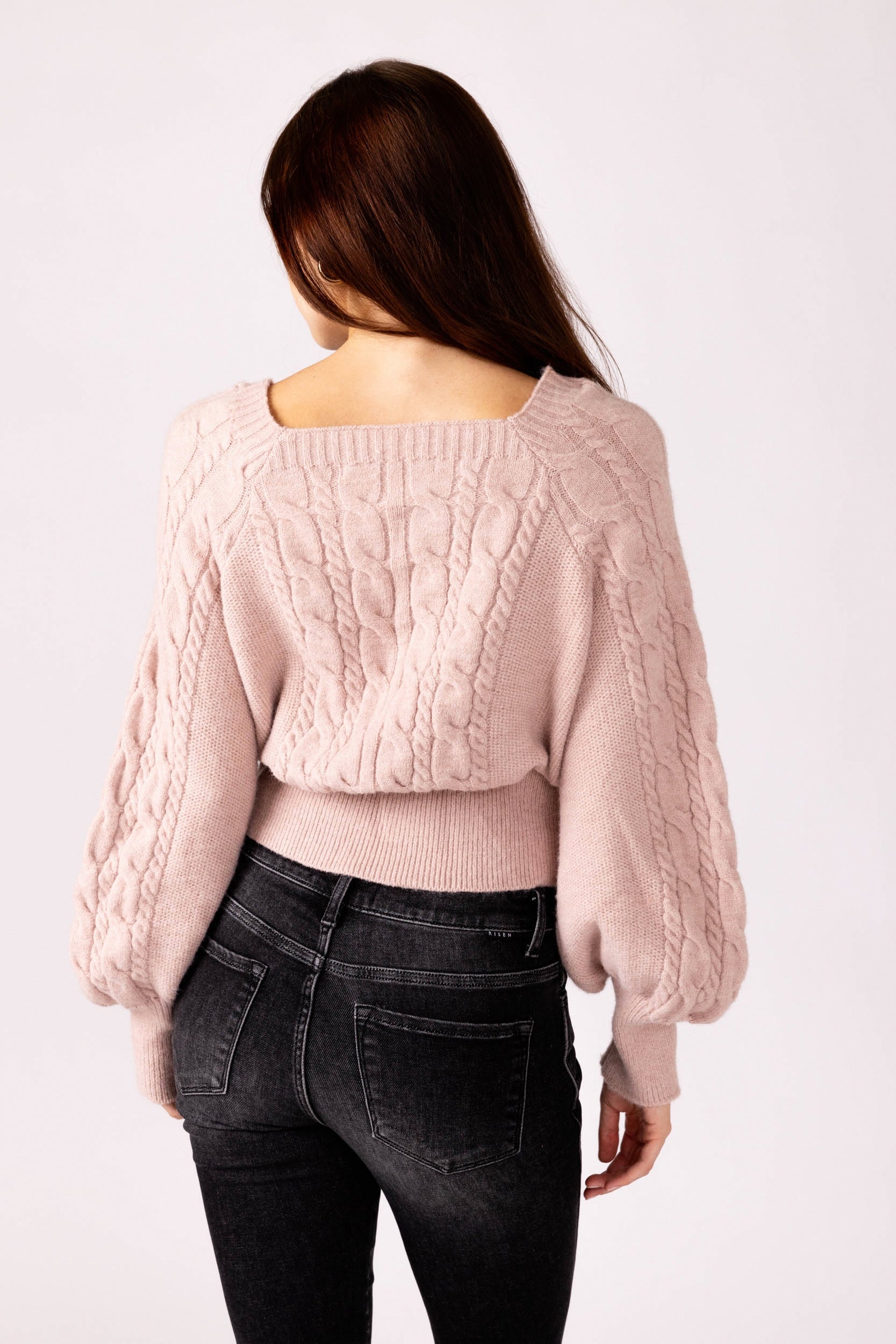 SALE - Loren Square Neck Sweater