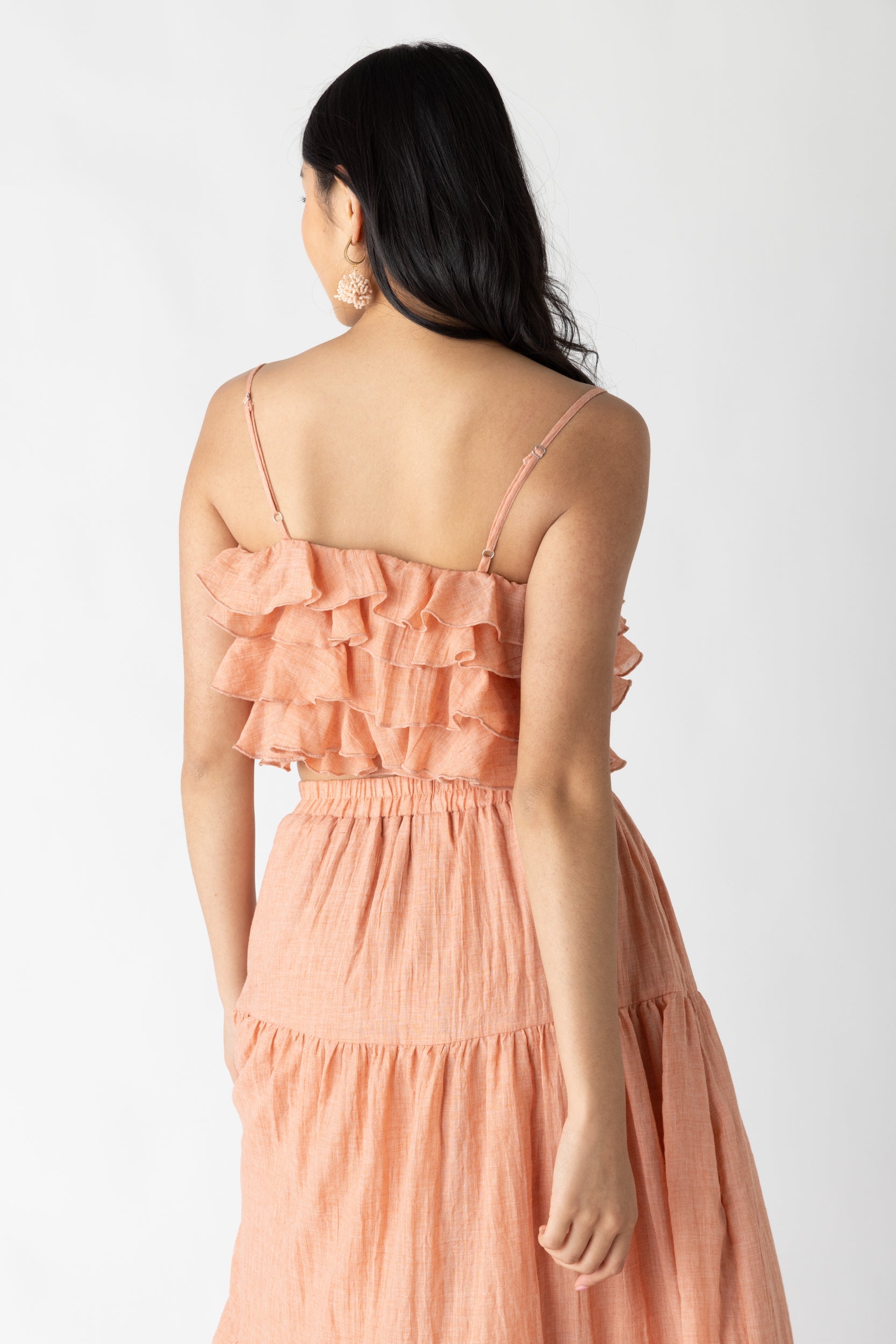 Ivy Ruffle Cropped Top