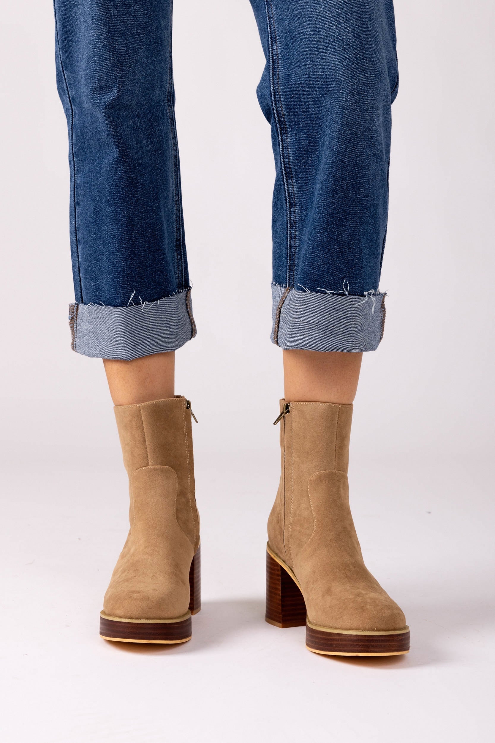 SALE - Alexandra Platform Ankle Boots