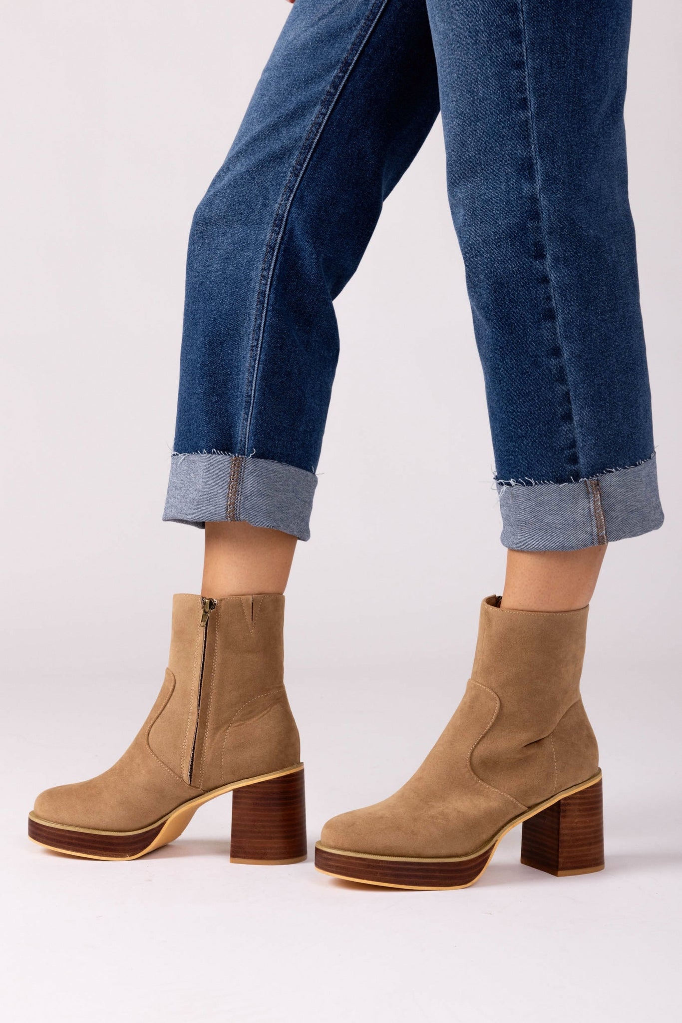 SALE - Alexandra Platform Ankle Boots