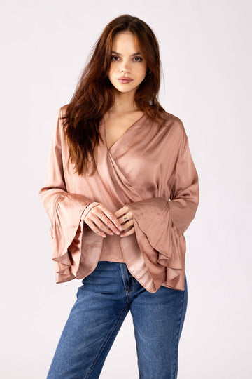 SALE - Tina Bell Sleeve Blouse