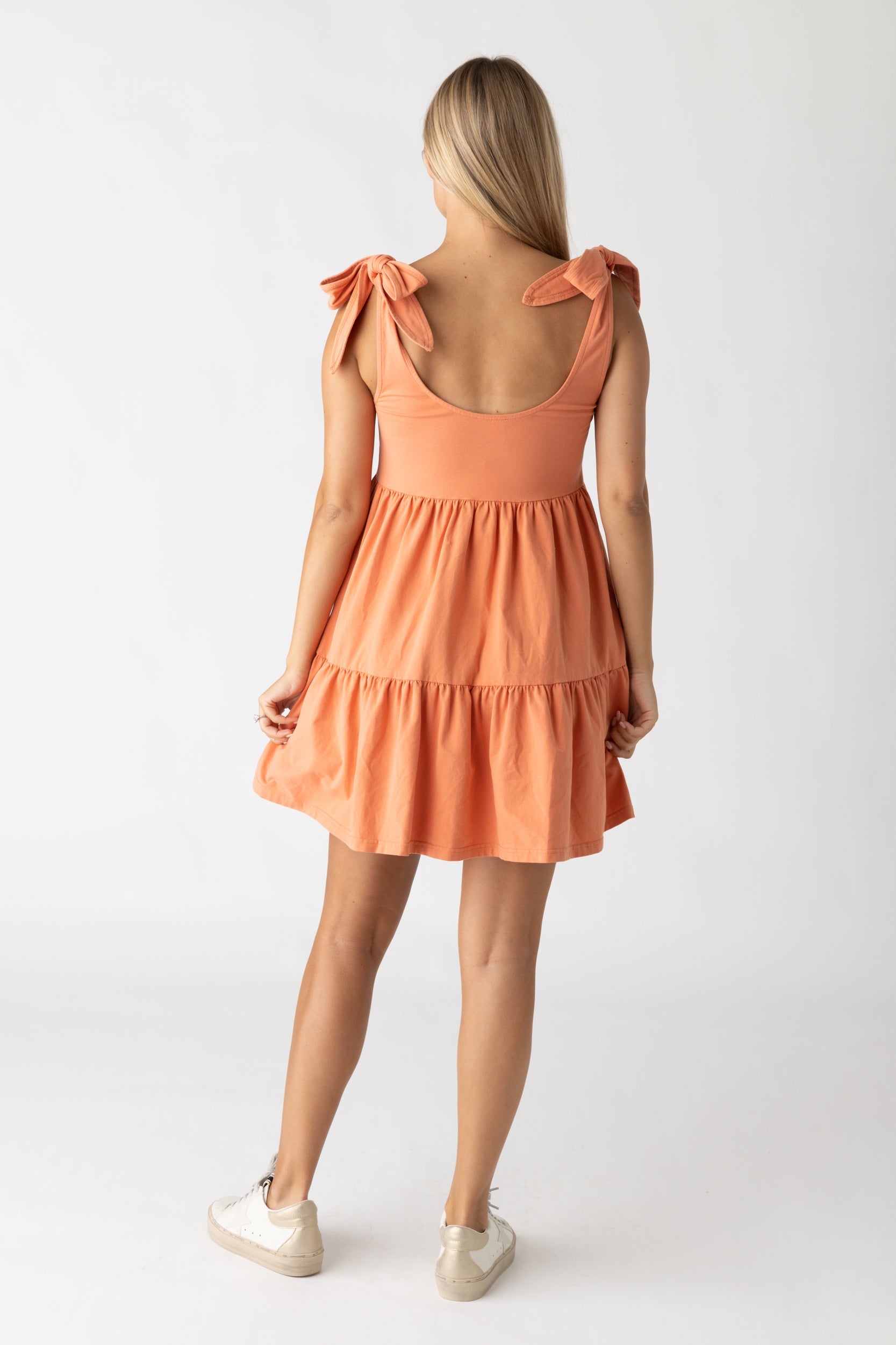 Mallory Tie Strap Mini Dress