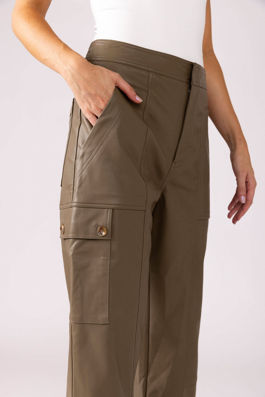 SALE - Vanessa Faux Leather Pants