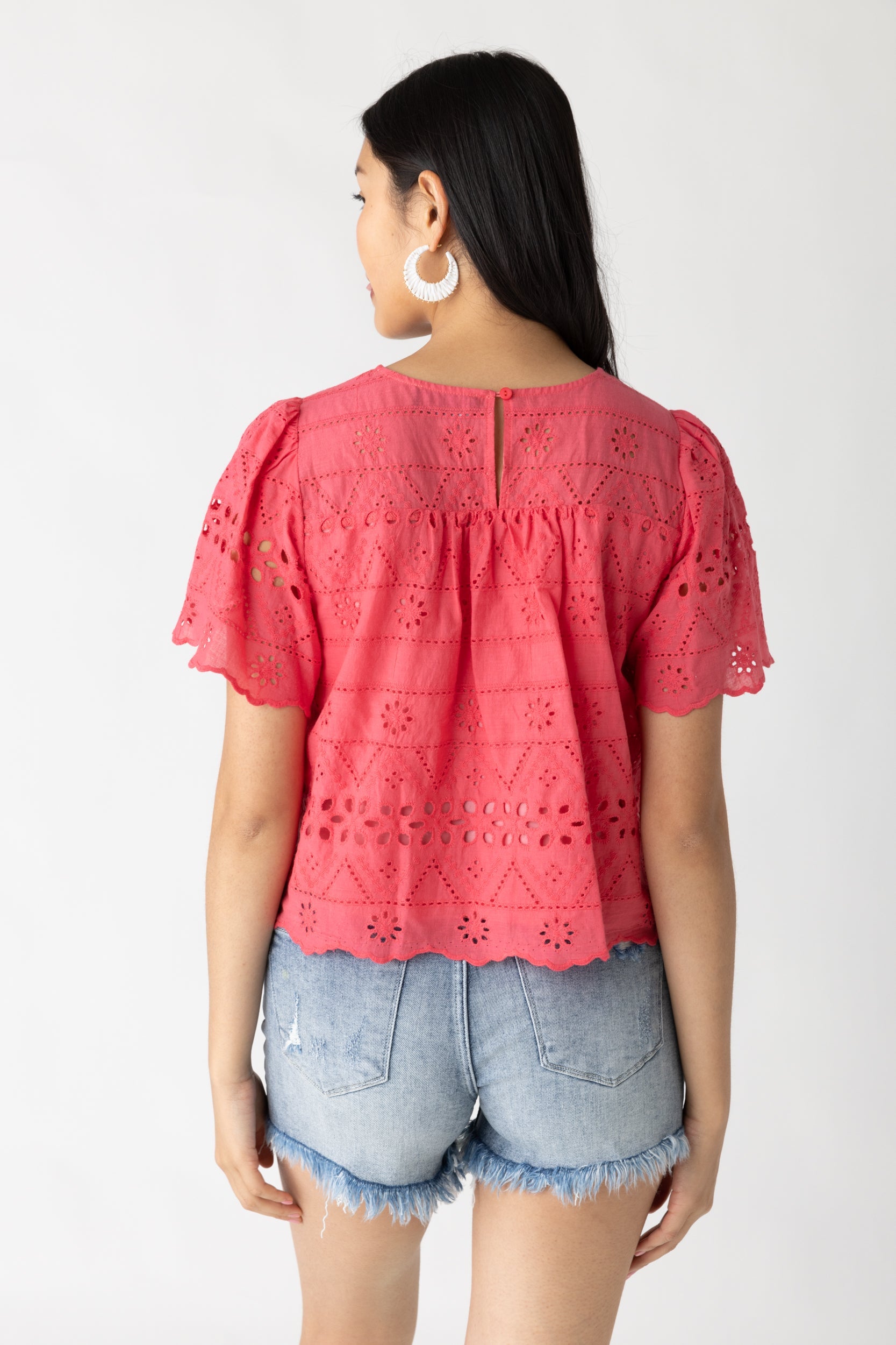 Winnie Eyelet Top