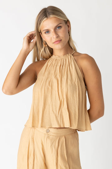SALE - Holly Crinkle Halter Top