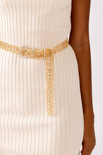 Bella Gold Chain Belt