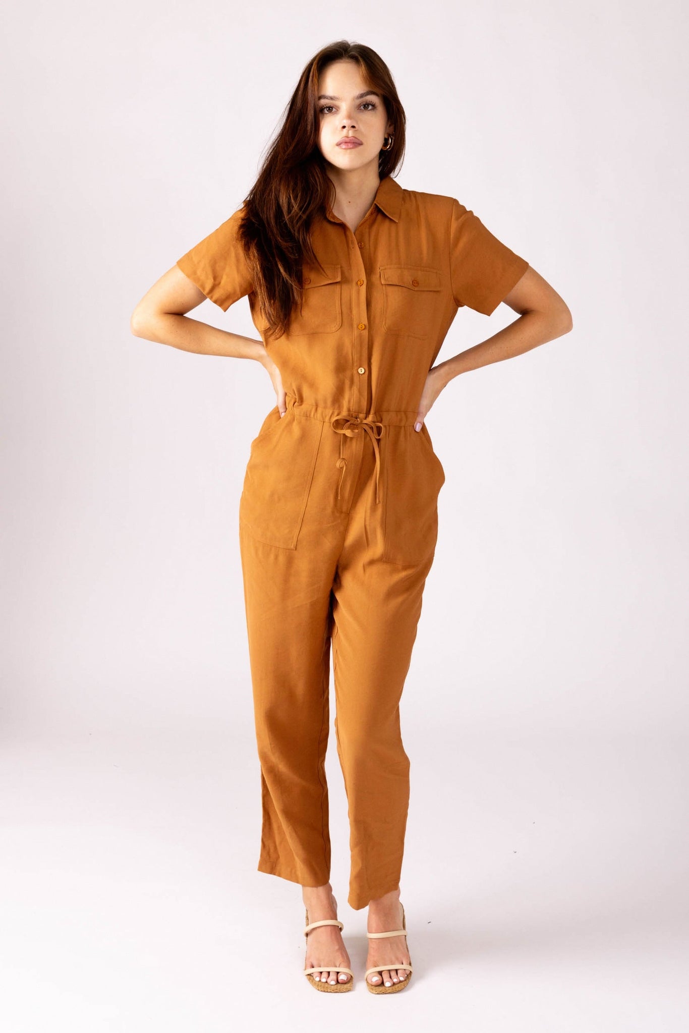 SALE - Claire Utility Jumpsuit