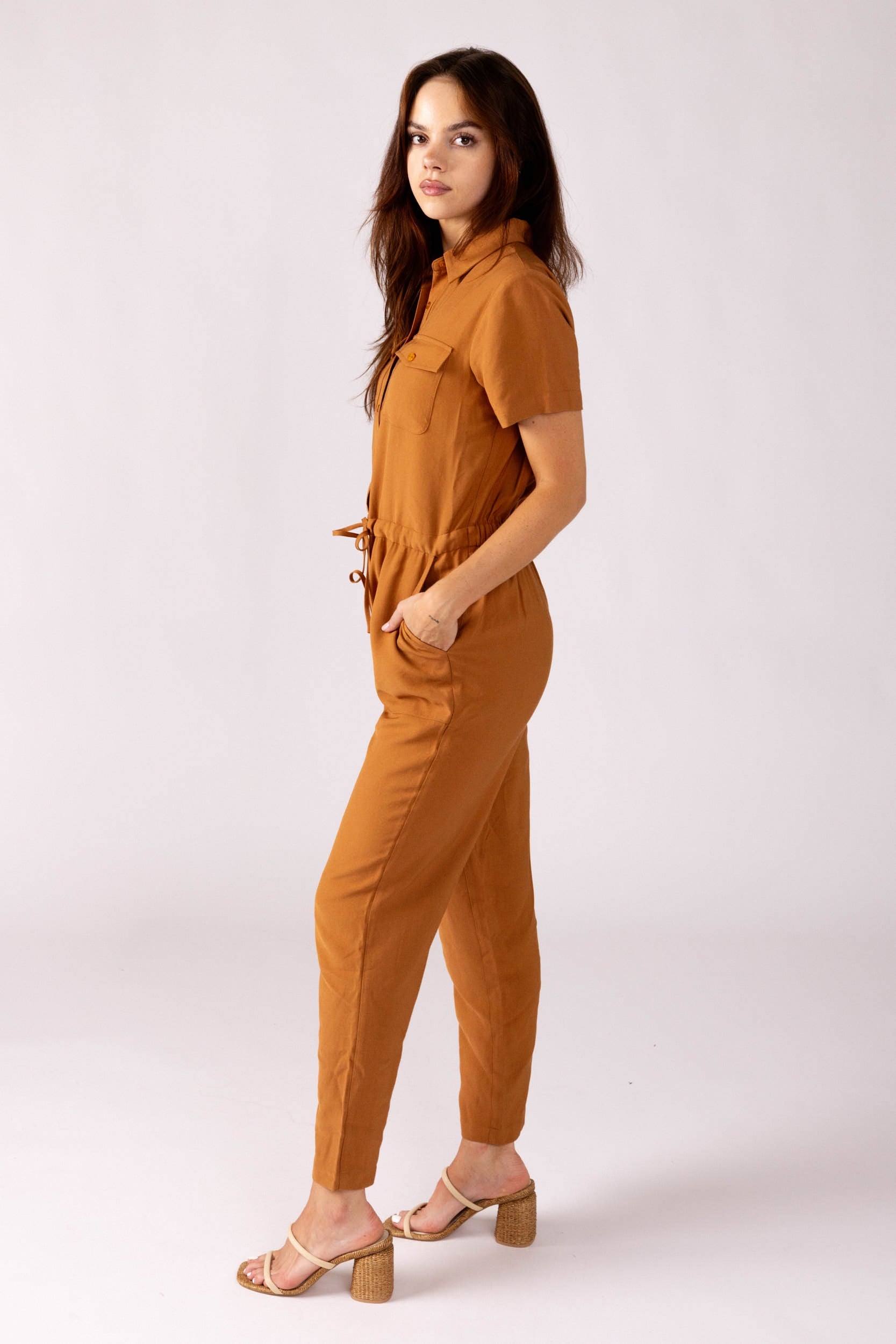 SALE - Claire Utility Jumpsuit