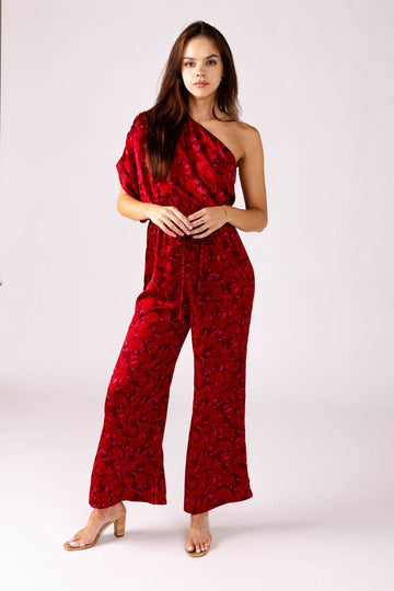 SALE - Jacinda One Shoulder Jumpsuit