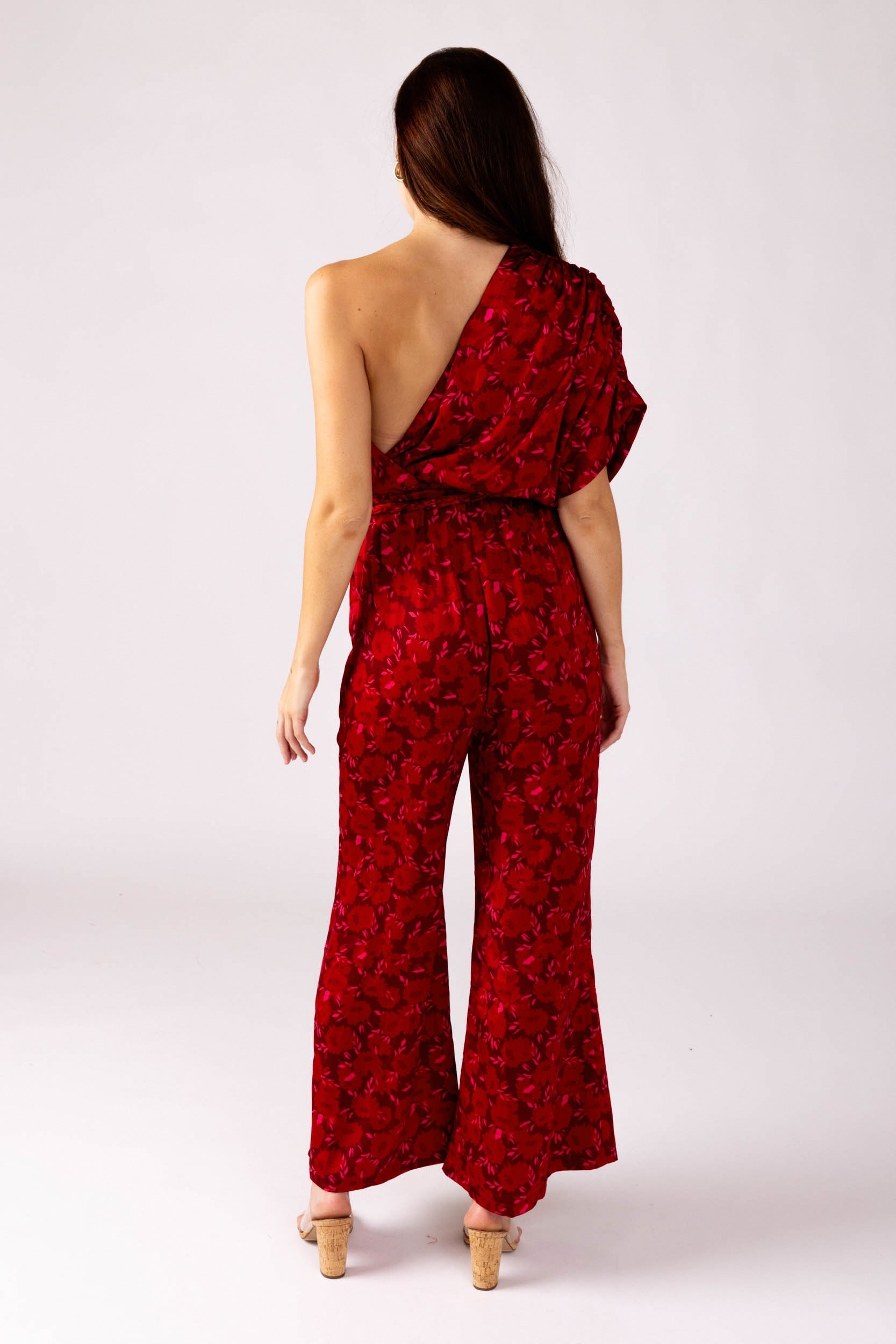 SALE - Jacinda One Shoulder Jumpsuit