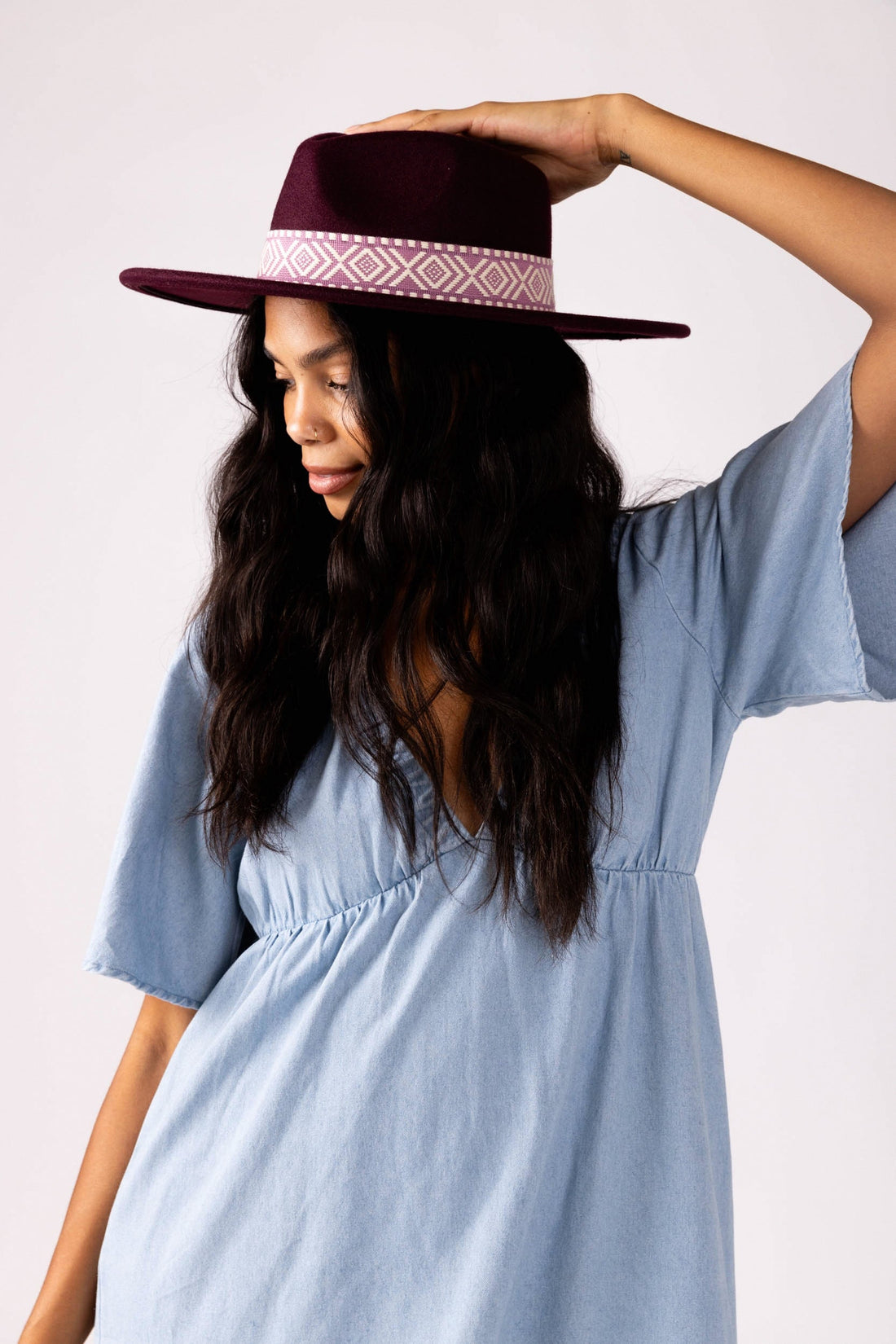 SALE - Ariah Flat Brim Hat
