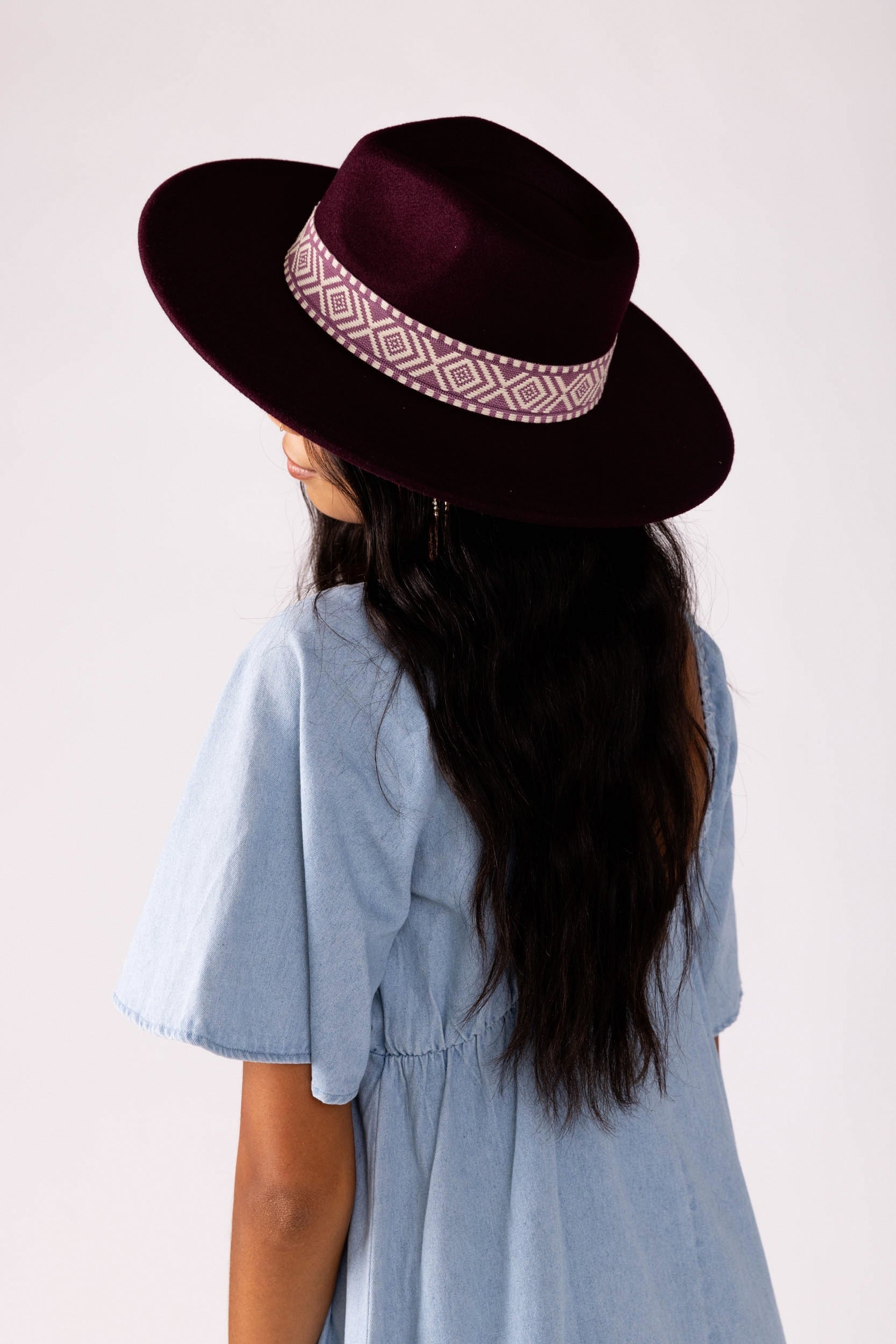 SALE - Ariah Flat Brim Hat