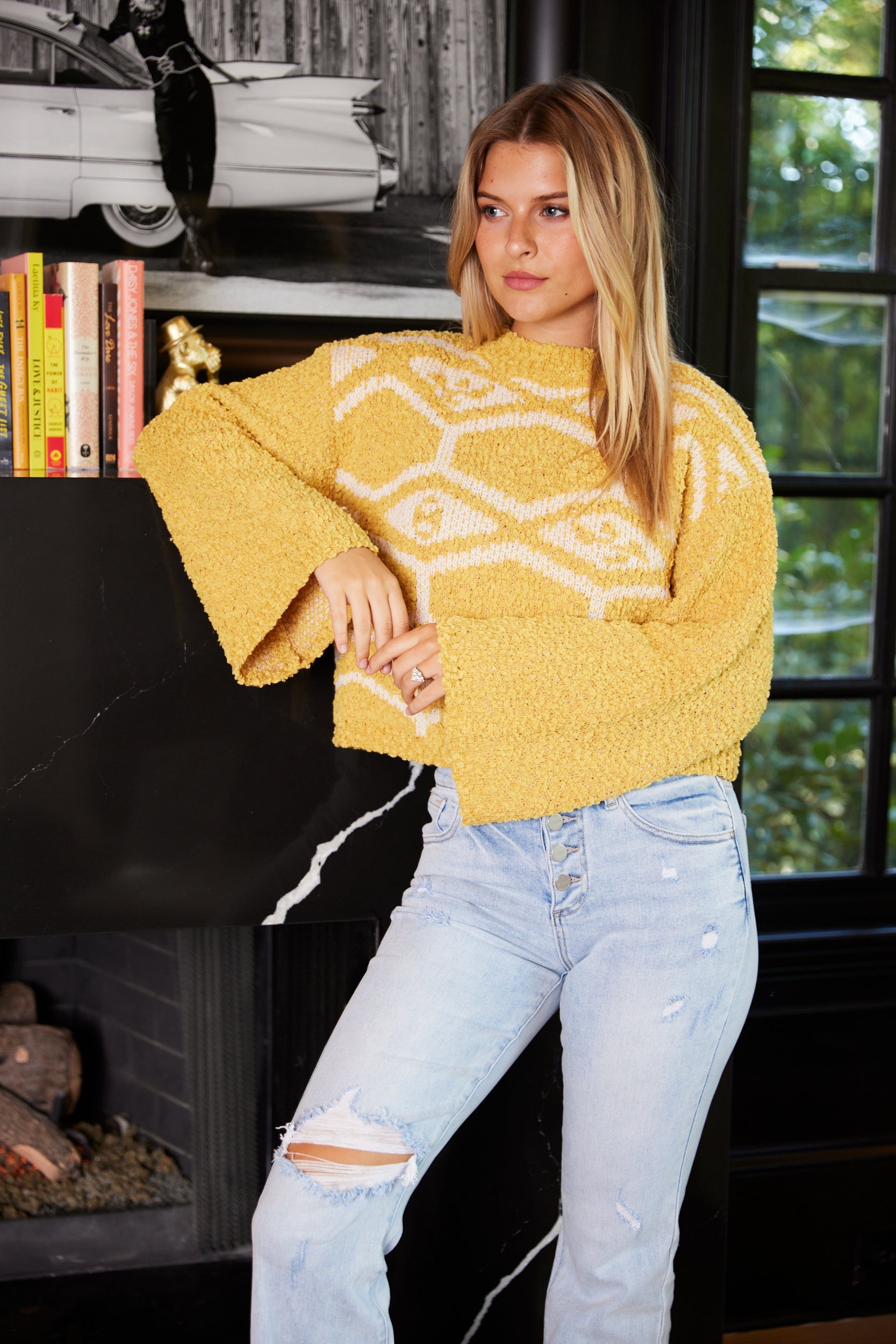 SALE - Yara Bell Sleeve Sweater