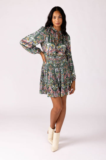 Jenna Paisley Mini Dress